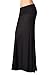 82 Days Women'S Rayon Span Regular To Plus Basic Maxi Skirt - Solid
