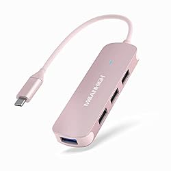 MEANHIGH USB Hub 4-Port USB Hub for Laptop USB