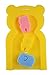 TotMart Infant Bath Sponge, Newborn Essential, Yellow