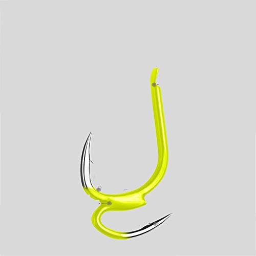 xiangen Fishing Hook Treble Hook Large Hook Bait Salt Water Freshwater Fishing High Carbon Steel Salt Water Fishing Gear Child Hook Fishing Gear Supplies (2 Sets) B