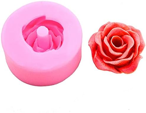 Mixed Media - Rose Flower Straw Topper Silicone Template for Epoxy Resin
