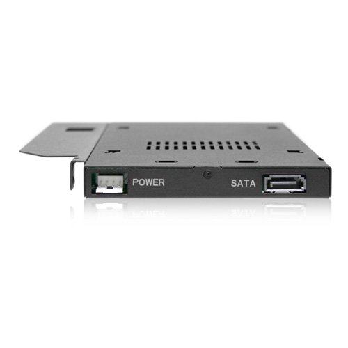 ICY DOCK 2.5' SATA/SAS HDD/SSD Hot Swap Mobile Rack for Slim ODD or Slim FDD Drive Bay - ToughArmor MB411SPO-B