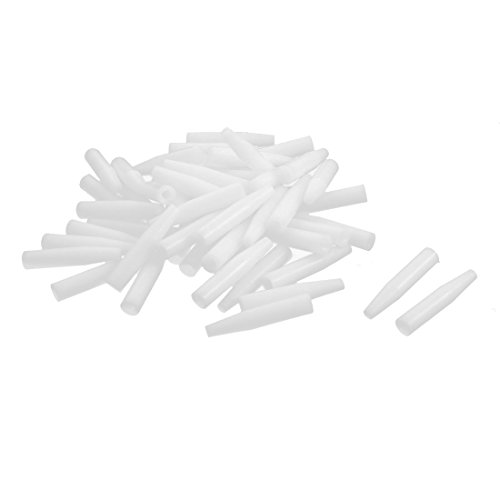 uxcell 50Pcs 6x30mm Tapered Tip PCB Test Fixture Plate POM Stand Holder White