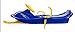 Lucky Bums Plastic Racer Sled, 40-Inch, Blue/Yellow