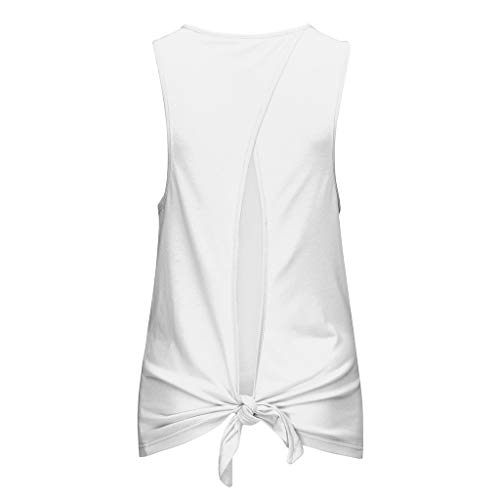 image for ASERTYL Women's Sleeveless Scoop Neck Flowy Loose Fit Racerback Tank T