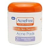 AcneFree Clear Skin Treatment Daily Skin Therapy Acne Pads, 90 Pads (Pack of 2)