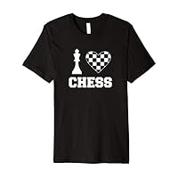 I Love Chess Board Game Hobby Nerd Novelty Shirt