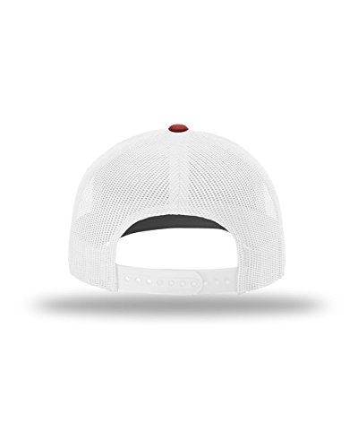Richardson Cardinal/White 112 Mesh Back Trucker Cap Snapback Hat