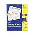 Laser/Inkjet Rotary Cards, 3 x 5, 3 Cards/Sheet, 150 Cards/Box
