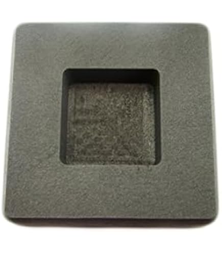 thumbnail image 2 of PMC Supplies 10 Troy Ounce Rectangular Two-Part Split Graphite Ingot Mold For Silver Casting - USA Made 2 of 4