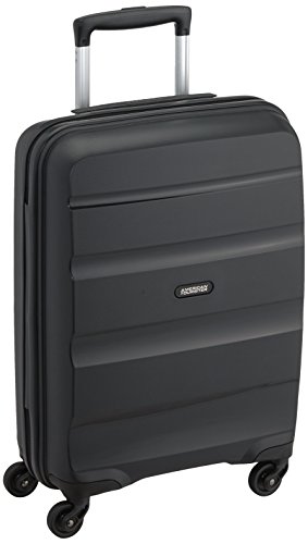 American Tourister Bon Air - Spinner 55 cm, 31.5 liters, Cabin Luggage, Black (Best Hand Luggage For Easyjet)