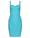 UONBOX Women's Rayon Cute Mini Sleeveless Bodycon Club Party Bandage Strap Dress
