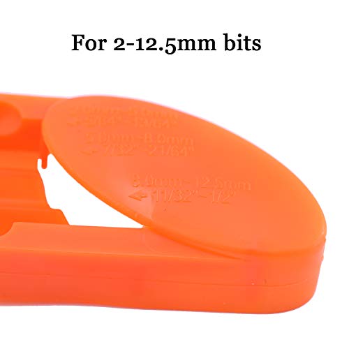 Drill Bit Sharpener for 2-12.5mm Bits,Corundum Grinding Wheel Portable Electric Power Drill Auxiliary Tool - Thumbnail 3