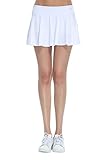 Women's Gym Dri-fit Athletic Skirts With Underwear Covered