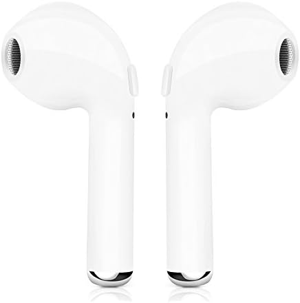 Belog Bluetooth Earbuds, Wireless Headphones Headsets Stereo in-Ear Earpieces Earphones for iPhone X/8/8 Plus/7/7 Plus (White)