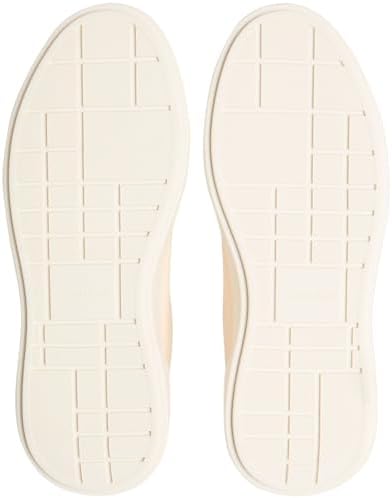 Ténis de Pele Grossa e Renda Feminina com Sola Cupsole, Bege (Caju Claro/Azul Lápis/Marshmallow), 38