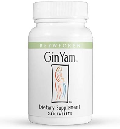 Bezwecken - Gin Yam - 240 Tablets - Professionally Formulated Menopausal Symptom Support For Reduced Night Sweats Boosted Energy & Increased Stamina