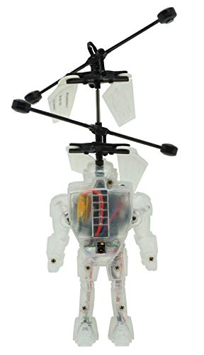 Panoware Robot Brigade Space Mini Drone Flying Helicopter Toy, Ghost