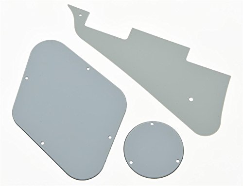 KAISH Blue Pearl LP Pickguard & Rear Plate Switch Plate Cavity Covers for Epiphone Les Paul