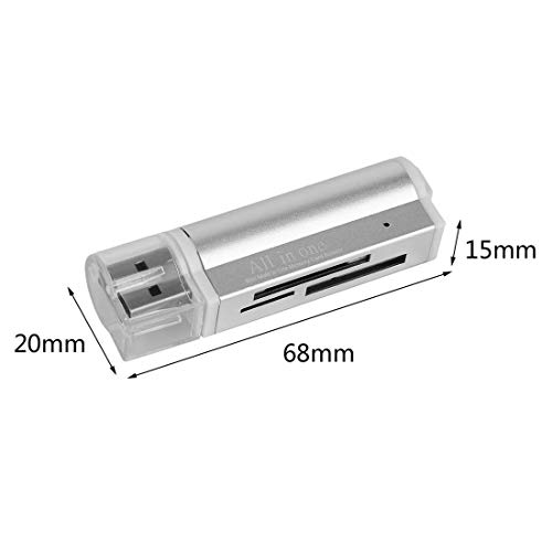 Universal All in one Mini Multi in One Memory Card Reader Mini Phone Extension Headers Micro USB OTG Adapter