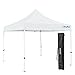 Ohuhu Instant Shelter Canopy Tent W/ Wheeled Carry Bag, 10 by 10 Ft, White