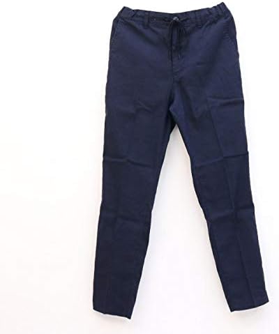 Amazon ジョンブル Johnbull リネンイージーパンツ メンズ 日本製 綿麻 スリムストレッチ S 51 ネイビー ロング パンツ 通販