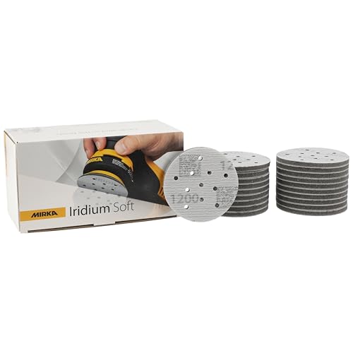 Mirka - sanding discs - Iridium Soft Ø 77 mm P1200 Hook & Loop 20 pcs