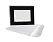 Golden State Art, Pack of 10 Black 8x10 Slip-in Pre-Adhesive Photo Mat for 5x7 Picture with Backing Board pre-Assembled, Includes Clear Bags
