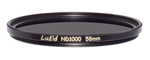 LUŽID 58mm ND1000 MC Filter Schott B270 Glass Brass Frame ND 3.0 Multi-Coated 58 Luzid