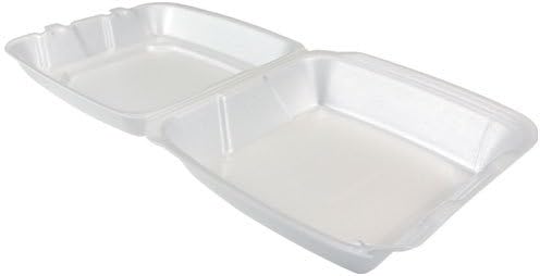 KZ Industrial 05018 1 Hinged Compartment Tray, 9" x 9" (Pack of 200)