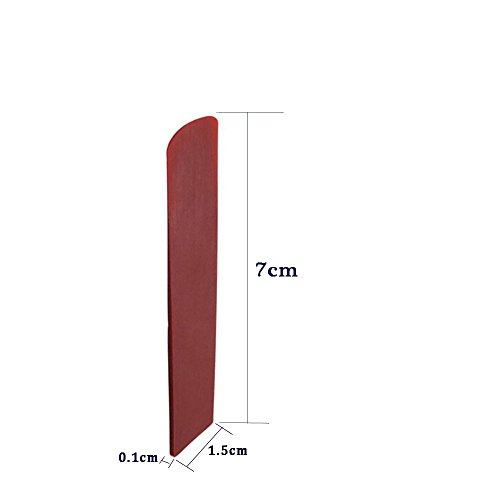 JYFY ABS Saxophone Reeds 2.5 Reed for Alto Saxophone Sax Accessories (Red)