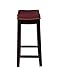 Linon Claridge Red Counter Stool, 26