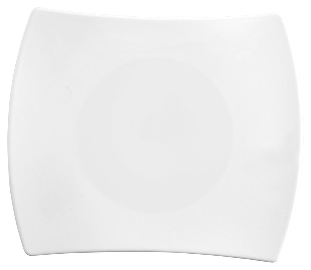 Saturnia Tokio Rectangular Plate, Porcelain, White, 25 x 32 x 3 cm