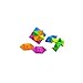 Mseeur 12pack Mini Colorful 3D Shape Puzzle Pencil Erasers for School Supplies, Party Favors, Games & Activities.(Two Style)