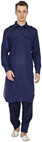 Wondercraft Ethnic Men's Linen Pathani Suit