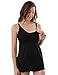 iloveSIA 2PACK Maternity Tops, 7027 Nursing Tank Tops, Breastfeeding Camisole Built-in Nursing Bras Black+Navy Blue Size 3XL