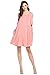 My Space Clothing Women's Cold Shoulder Jersey Swing Dress (Small- Plus Size)