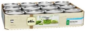 Kerr Mason Jars Half Pint ( 8 Oz ) Wide Mouth (Pack of 24)