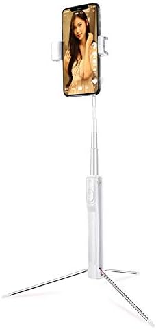 PEFEONEzpg Portable retractable mobile phone selfie stick , mobile phone stand with wireless Bluetooth , remote control tripod camera
