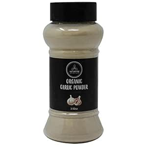 Naturevibe Botanicals USDA Organic Garlic Ground Powder, 3.52oz | Raw, Gluten-Free &amp; Non-GMO | Healthy Spice | Adds Flavor and Taste
