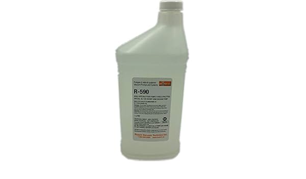 Busch Vacuum Pump Oil R 590 30 Weight Amazon Com Industrial