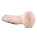 Eden Pleasure Products - Adult Sex Toys - Realistic Dildo with Small Glans - 7 Inch - Suction Cup - Flexible Slim Lifelike Penis for Vaginal G-spot & Anal Stimulaton - Women Men & Couples - Beige