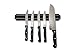 13 Inch Magnetic Knife Holder with Strong and Durable Magnets that Keeps all of Your Knives in Place- Innovative Space Saving Storage Bar - Chef Design