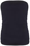 PurpleHanger Women's Sleeveless Strapless Bandeau Tube Vest Top