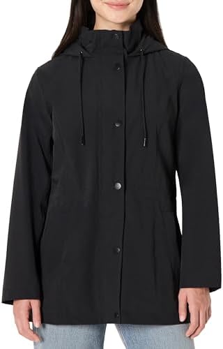 S13 New York Ladies' Anorak Jacket (Black, Large) at Amazon