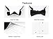 Milani Men's Tuxedo Shirt with French Cuffs and Bow Tie 15
