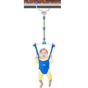 OUTINGPET Doorway Jumper Swing Bumper Jumper Exerciser Set with Door Clamp Adjustable Strap for Toddler Infant 6-24…