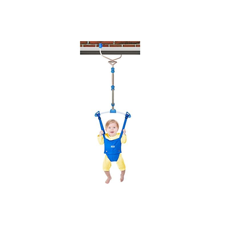 OUTINGPET Doorway Jumper Swing Bumper Jumper Exerciser Set with Door Clamp Adjustable Strap for Toddler Infant 6-24…