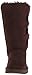 UGG Women's Bailey Button Triplet Ii Winter Boot, Chocolate, 8 M US