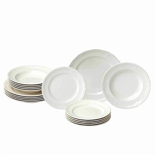 Manoir 18 Piece Dinnerware Set, Service for 6 The Home Kitchen Store